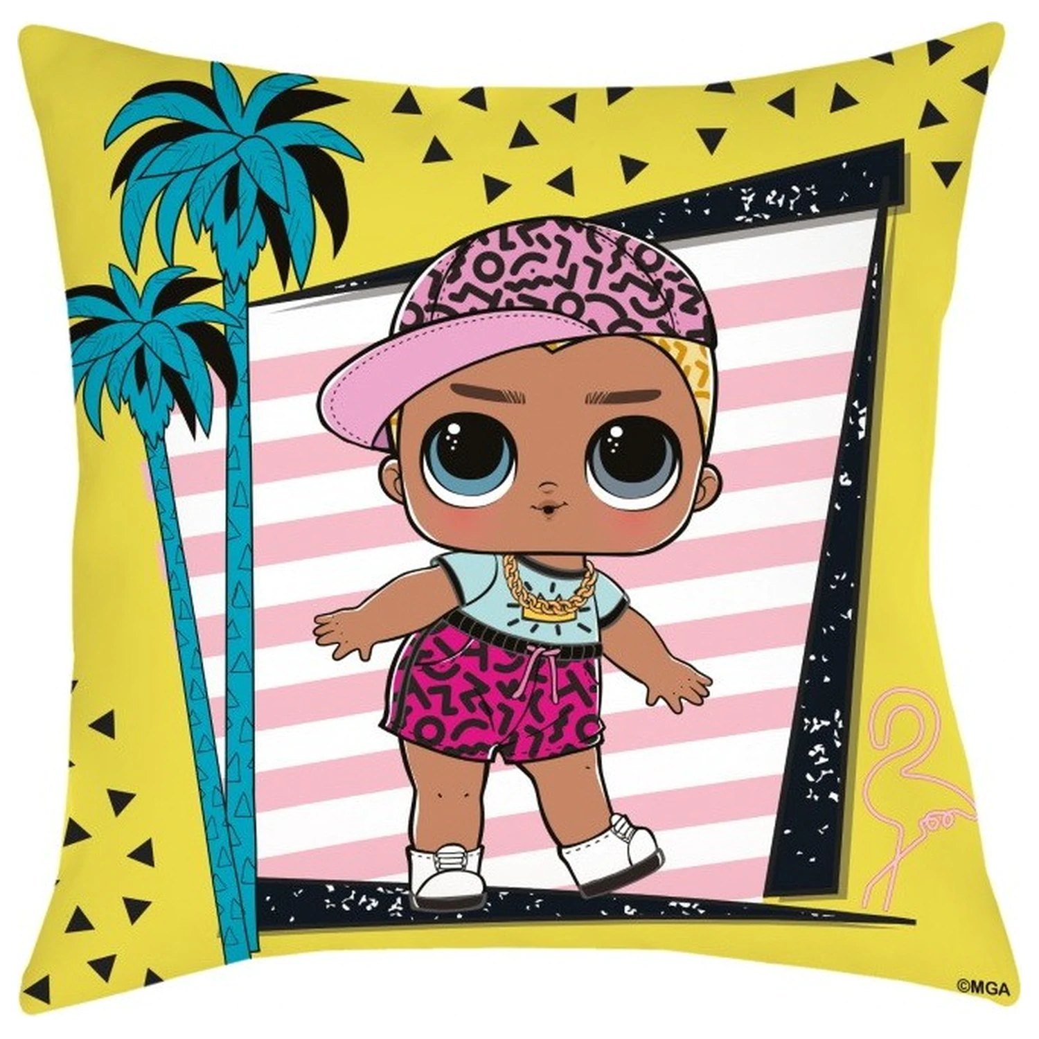 LOL Surprise Palm pillow, decorative pillow product photo