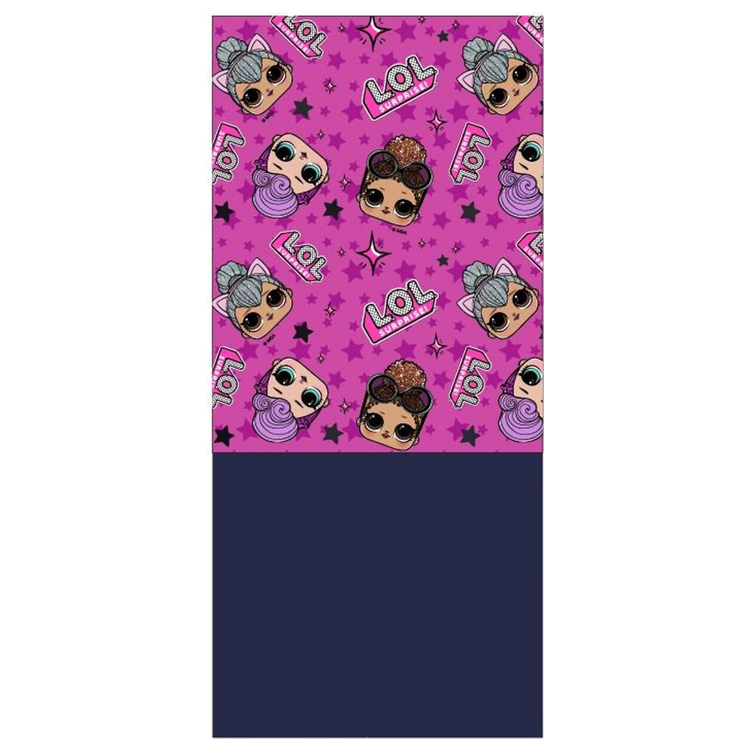 LOL Surprise Purple Star kids scarf, snood product photo