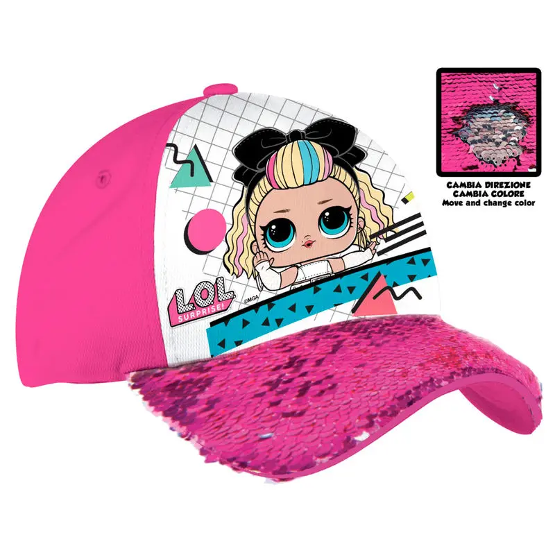 LOL Surprise pink sequins cap product photo