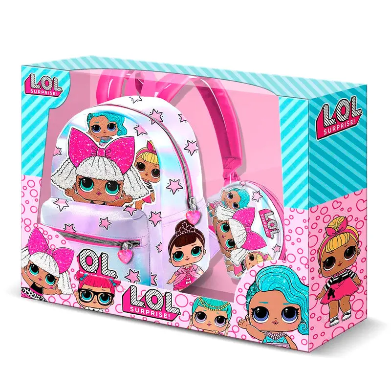 LOL Surprise backpack + purse gift set product photo
