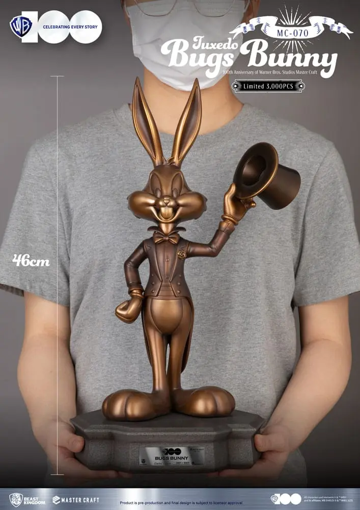 Looney Tunes 100th anniversary of Warner Bros. Studios Master Craft Statue Bugs Bunny 46 cm product photo