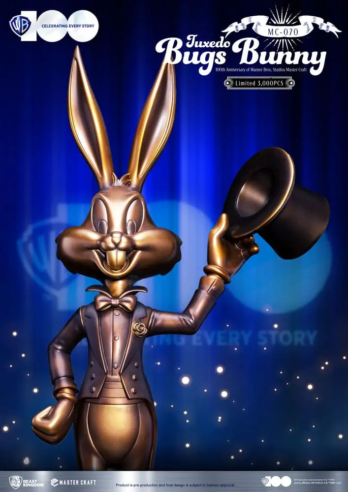 Looney Tunes 100th anniversary of Warner Bros. Studios Master Craft Statue Bugs Bunny 46 cm termékfotó