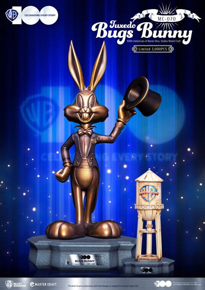 Looney Tunes 100th anniversary of Warner Bros. Studios Master Craft Statue Bugs Bunny 46 cm product photo