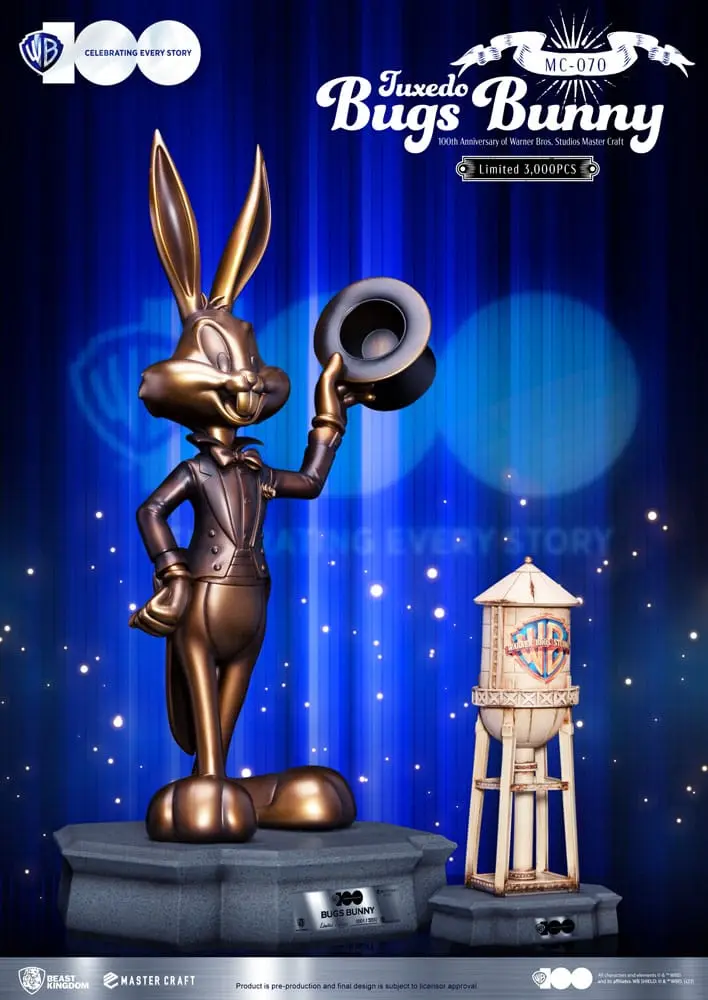 Looney Tunes 100th anniversary of Warner Bros. Studios Master Craft Statue Bugs Bunny 46 cm product photo