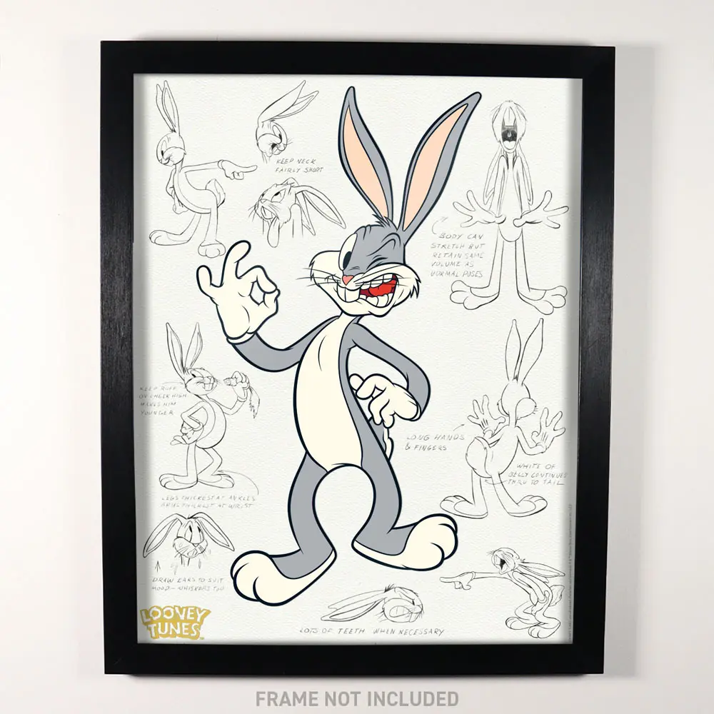 Looney Tunes Art Print Limited Edition Fan-Cel Bugs 36 x 28 cm product photo