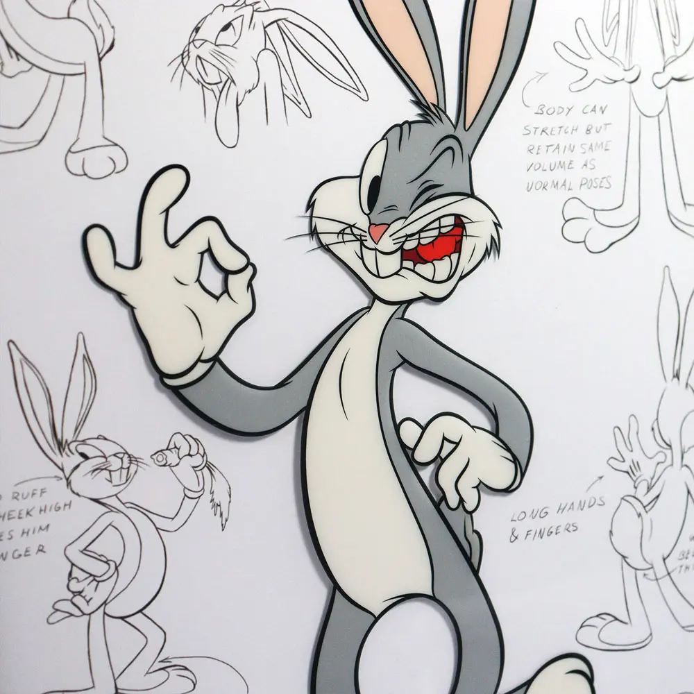 Looney Tunes Art Print Limited Edition Fan-Cel Bugs 36 x 28 cm product photo