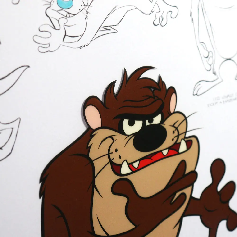 Looney Tunes Art Print Limited Edition Fan-Cel Tazmanian Devil 36 x 28 cm product photo