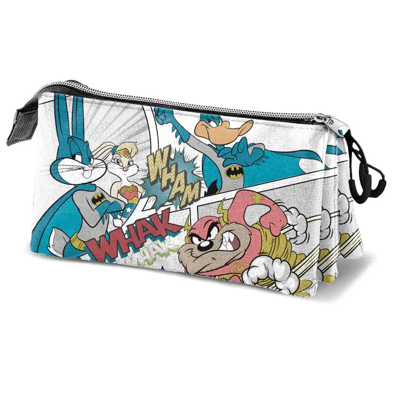 Looney Tunes Batman 100th Anniversary triple pencil case product photo