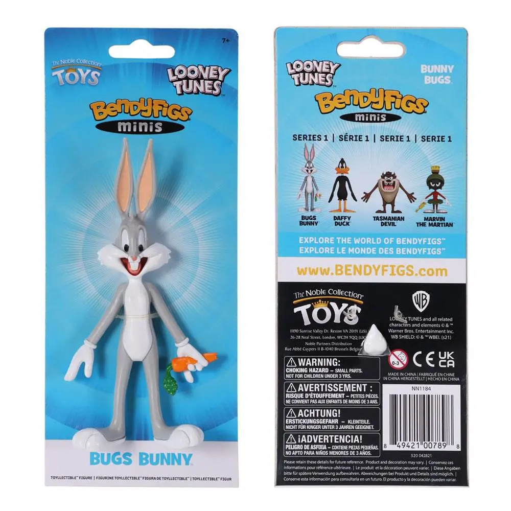 Looney Tunes Bendyfigs Bendable Figure Bugs Bunny 14 cm termékfotó