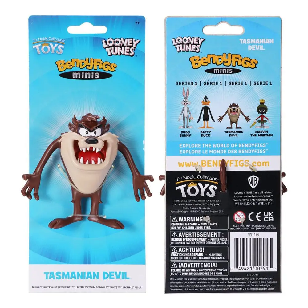 Looney Tunes Bendyfigs Bendable Figure Taz Tasmanian Devil 9 cm product photo