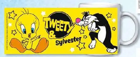 Looney Tunes Mug Tweety &amp; Sylvester product photo