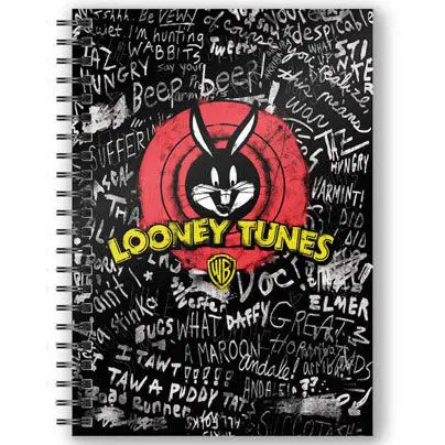 Looney Tunes Notebook with 3D-Effect Bugs Bunny Face termékfotó