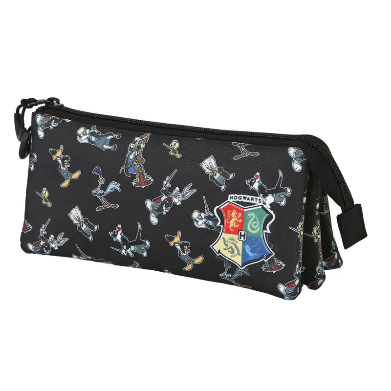 Looney Tunes Harry Potter 100th Anniversary triple pencil case product photo