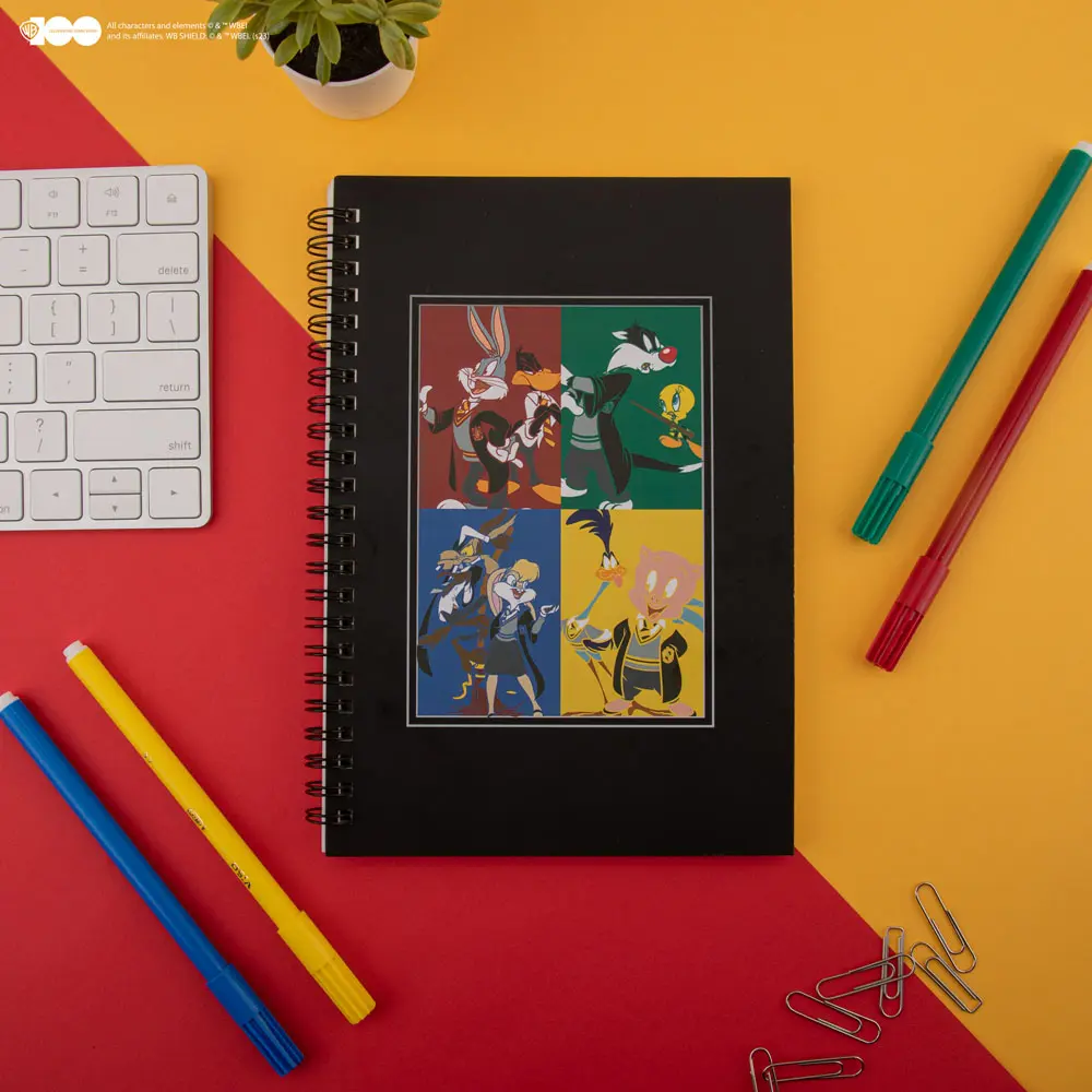 Looney Tunes Notebook Looney Tunes' Hogwarts Houses product photo