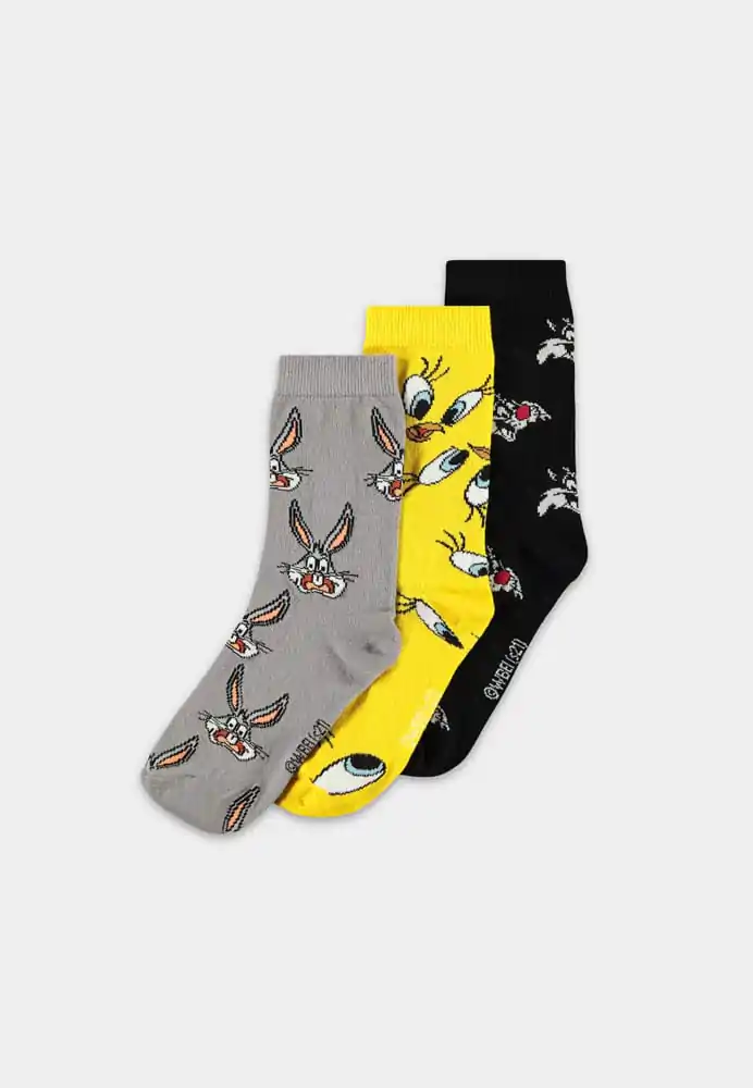 Looney Tunes Socks 3-Pack Three Icons 35-38 termékfotó