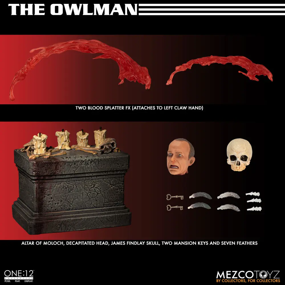 Lord of Tears Action Figure 1/12 The Owlman 17 cm product photo