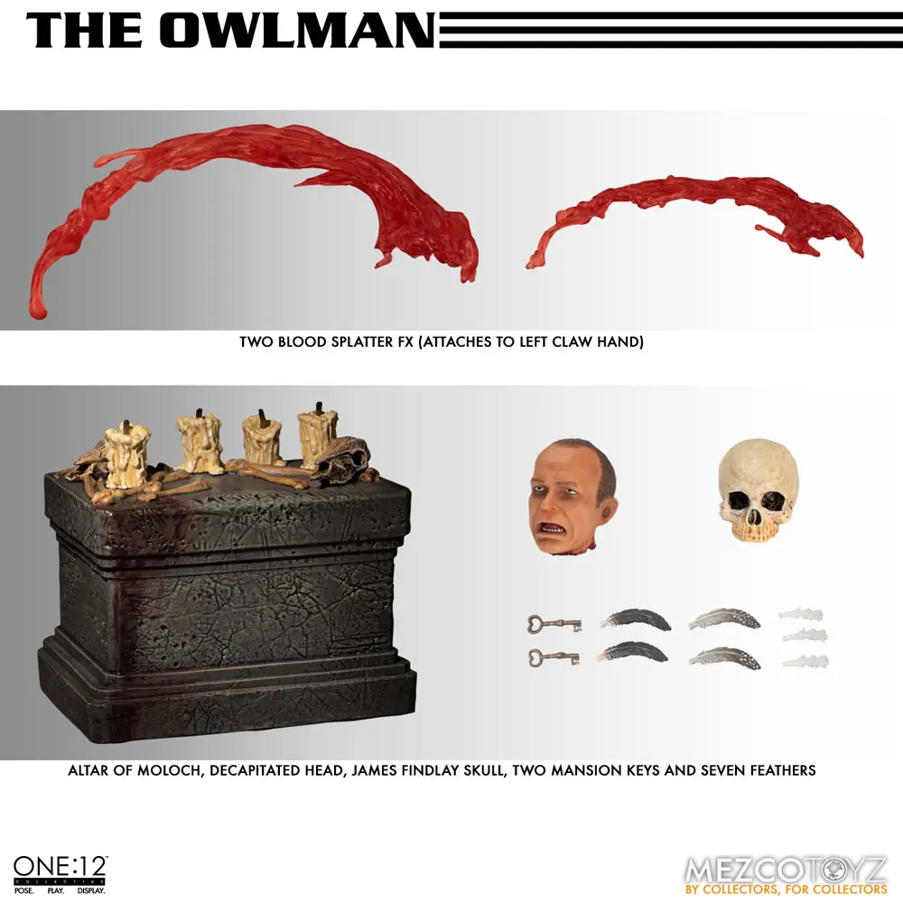 Lord of Tears Action Figure 1/12 The Owlman 17 cm product photo