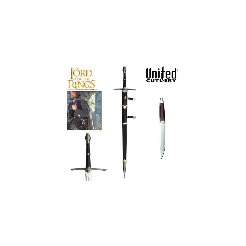 Lord of the Rings Replica 1/1 Sheath with Dagger for the Strider Sword product photo