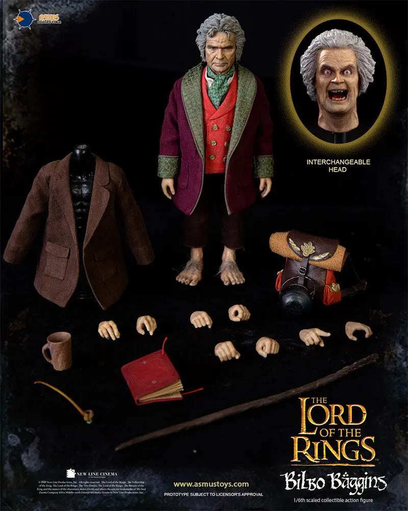 Lord of the Rings Action Figure 1/6 Bilbo Baggins 20 cm product photo