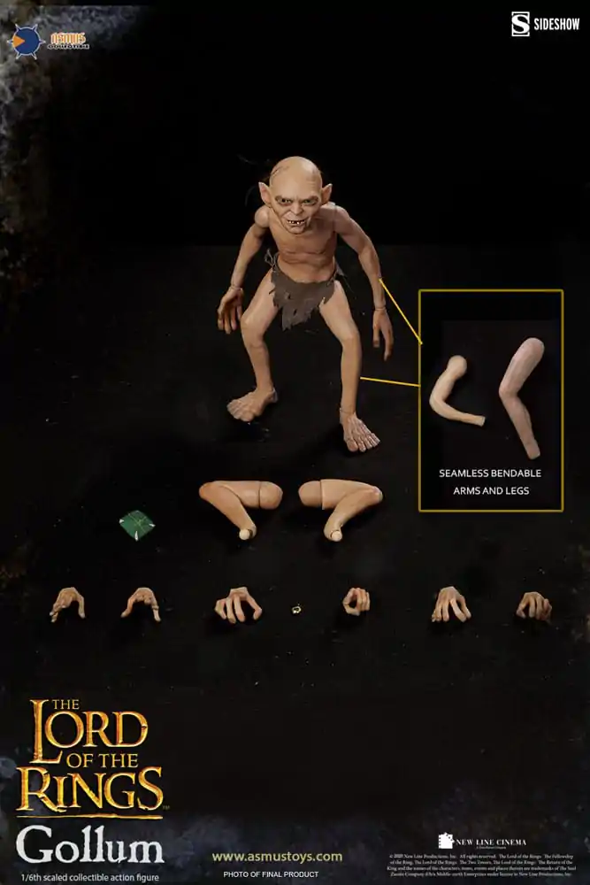 Lord of the Rings Action Figure 1/6 Gollum 20 cm termékfotó