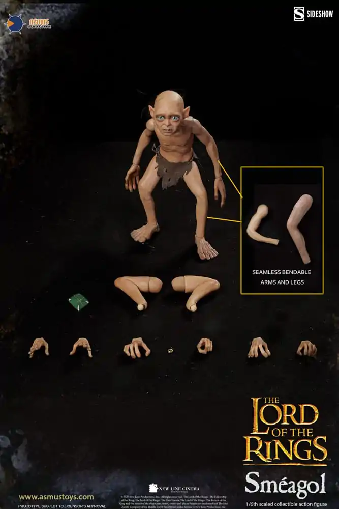 Lord of the Rings Action Figure 1/6 Sméagol 20 cm termékfotó