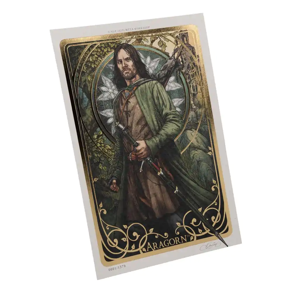 Lord of the Rings Art Print Aragorn Art Card 14 x 21 cm Limited Edition product photo