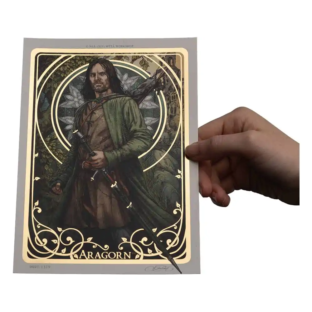 Lord of the Rings Art Print Aragorn Art Card 14 x 21 cm Limited Edition product photo