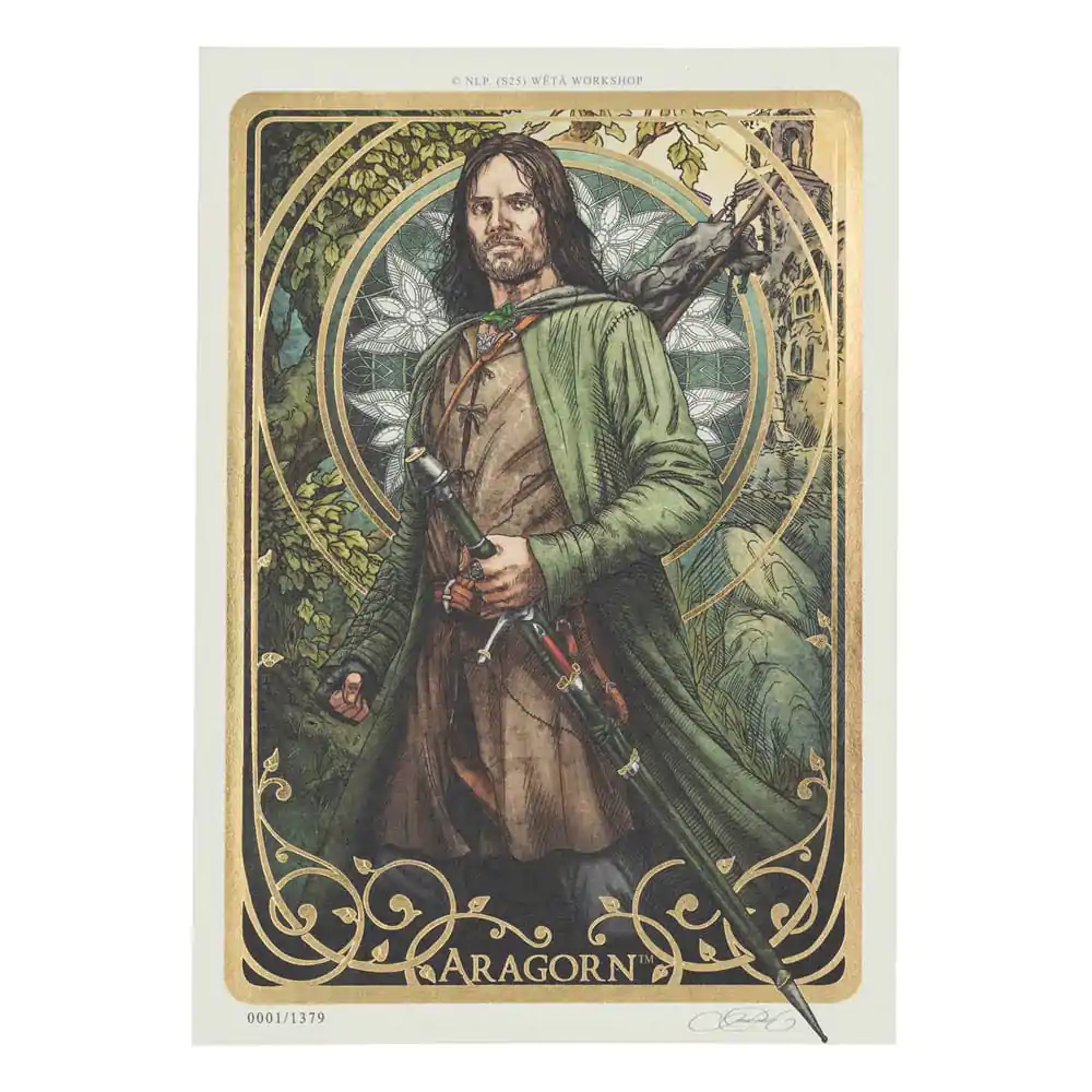 Lord of the Rings Art Print Aragorn Art Card 14 x 21 cm Limited Edition product photo