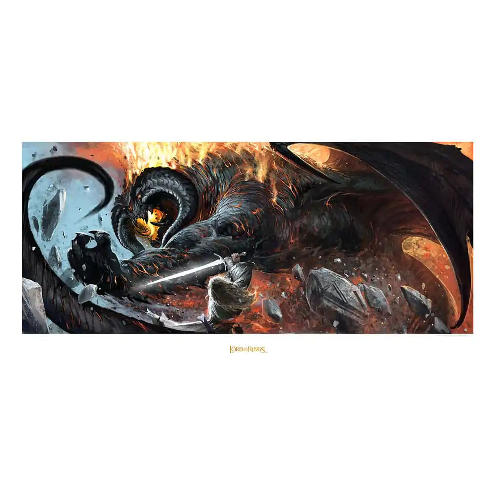 Lord of the Rings Art Print The Battle of the Peak 59 x 30 cm product photo