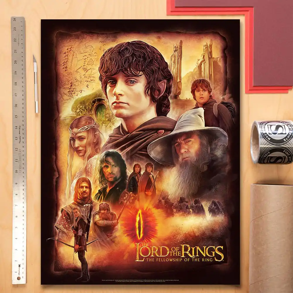 Lord of the Rings Art Print The Fellowship of the Ring 46 x 61 cm - unframed product photo
