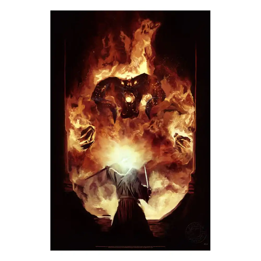 Lord of the Rings Art Print The Flame of Anor 46 x 61 cm - unframed termékfotó