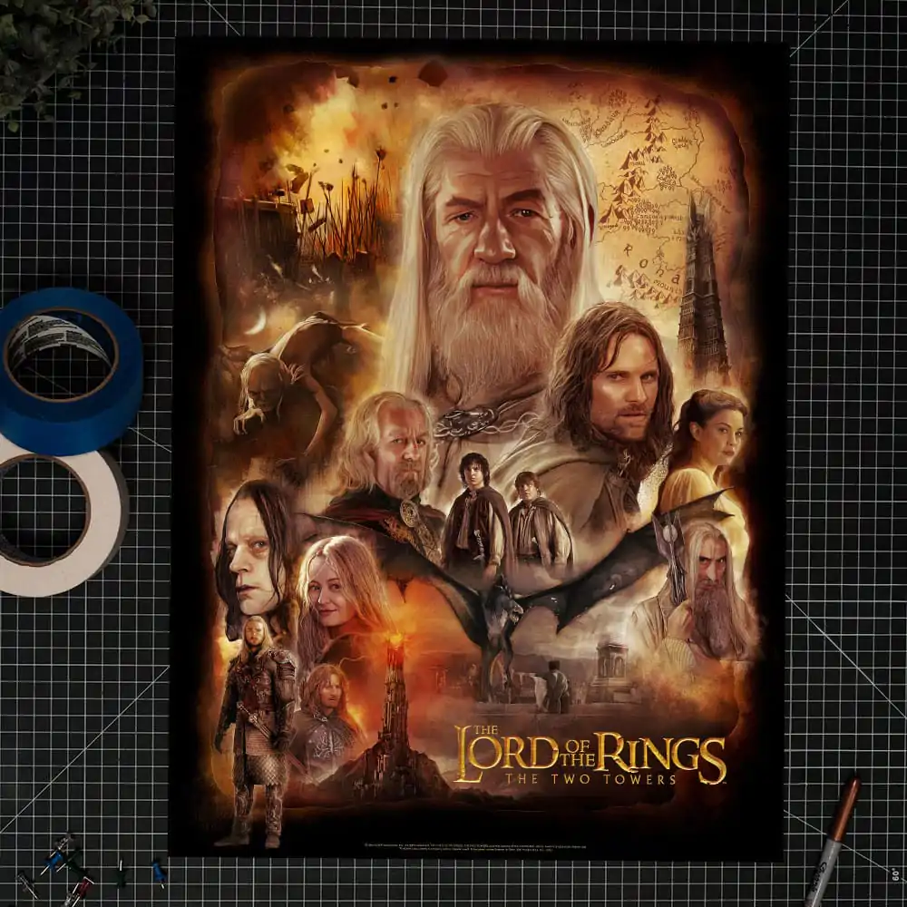 Lord of the Rings Art Print The Two Towers 46 x 61 cm - unframed product photo