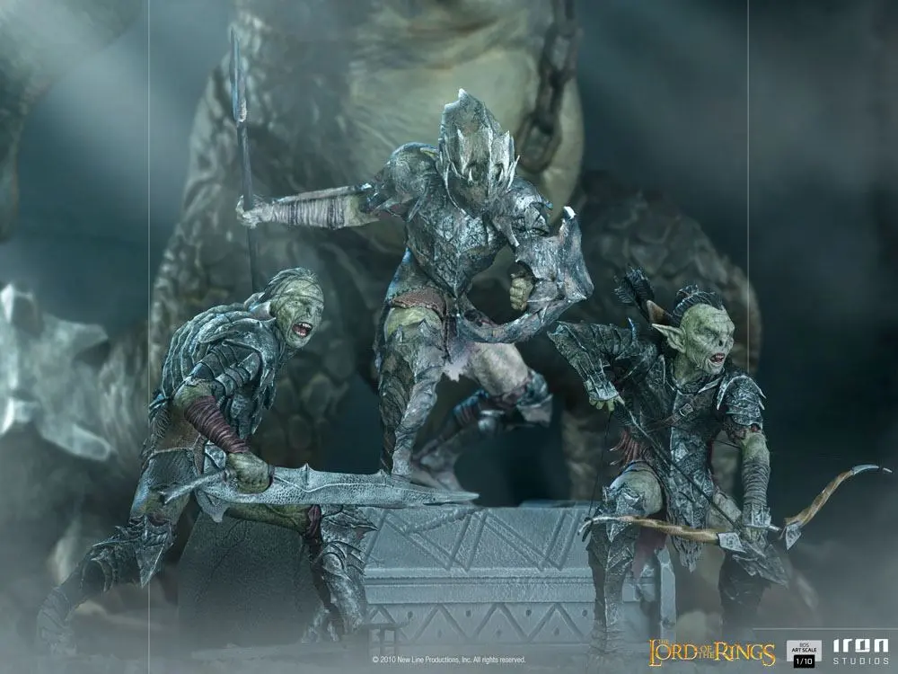 Lord Of The Rings BDS Art Scale Statue 1/10 Armored Orc 20 cm product photo