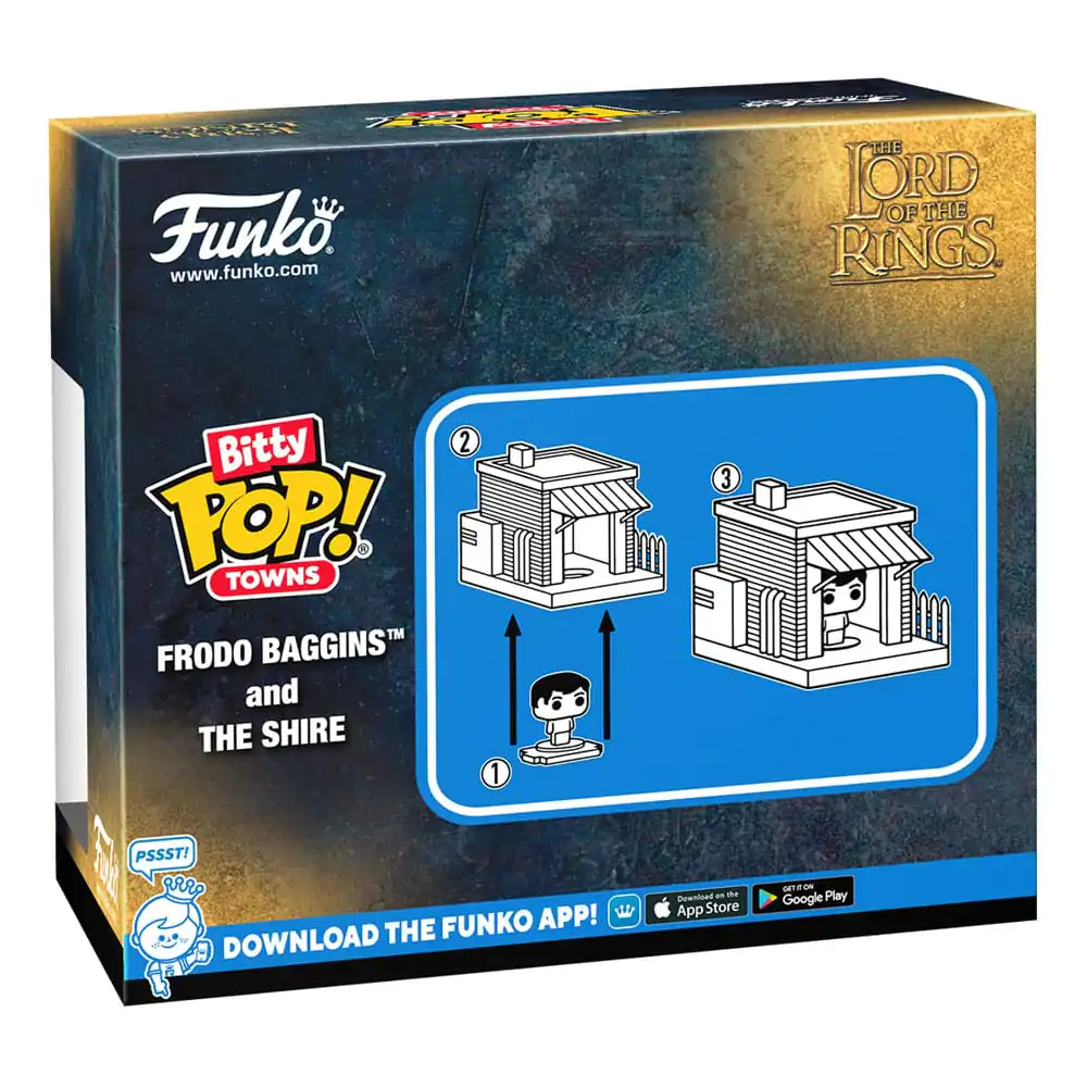 Lord of the Rings Bitty Funko POP! Town Vinyl Figure Frodo at Shire termékfotó