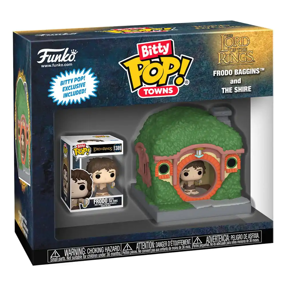 Lord of the Rings Bitty Funko POP! Town Vinyl Figure Frodo at Shire product photo