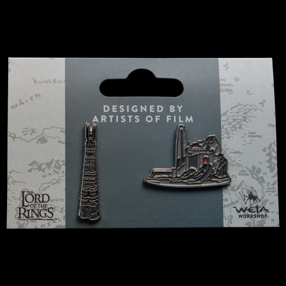 Lord of the Rings Collectors Pins 2-Pack Helm's Deep & Orthanc product photo