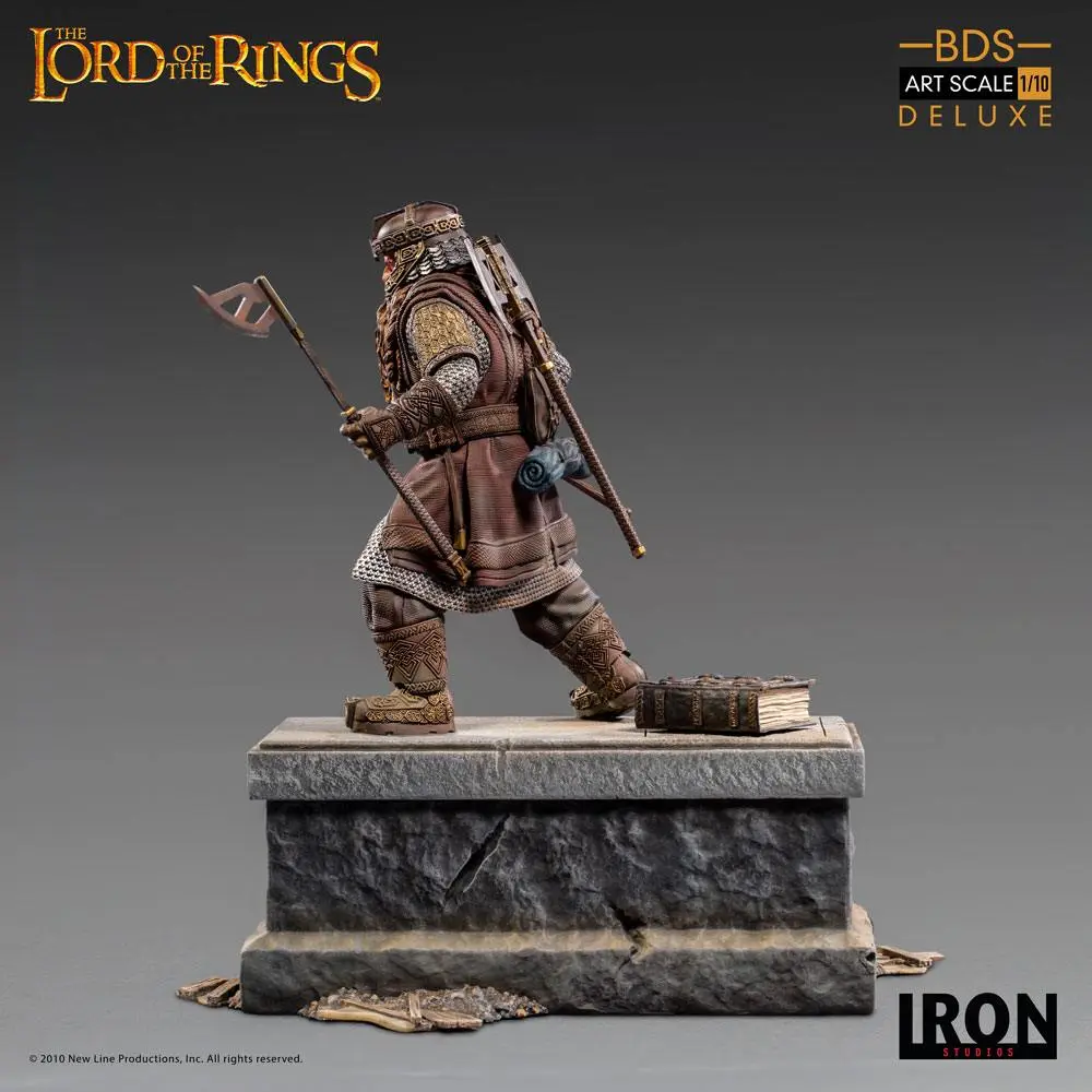 Lord Of The Rings Deluxe BDS Art Scale Statue 1/10 Gimli 21 cm product photo