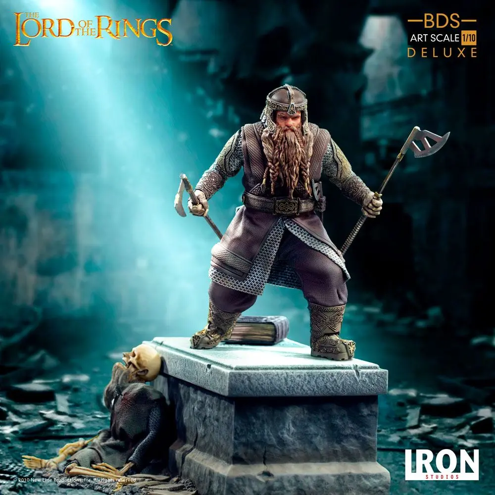 Lord Of The Rings Deluxe BDS Art Scale Statue 1/10 Gimli 21 cm product photo