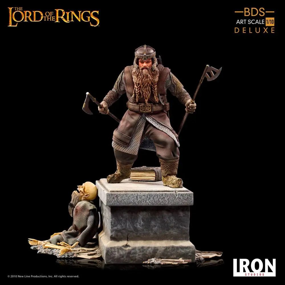 Lord Of The Rings Deluxe BDS Art Scale Statue 1/10 Gimli 21 cm product photo