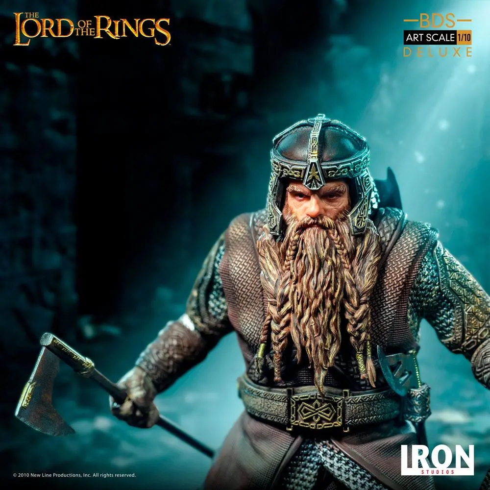 Lord Of The Rings Deluxe BDS Art Scale Statue 1/10 Gimli 21 cm product photo