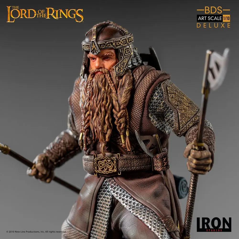 Lord Of The Rings Deluxe BDS Art Scale Statue 1/10 Gimli 21 cm product photo