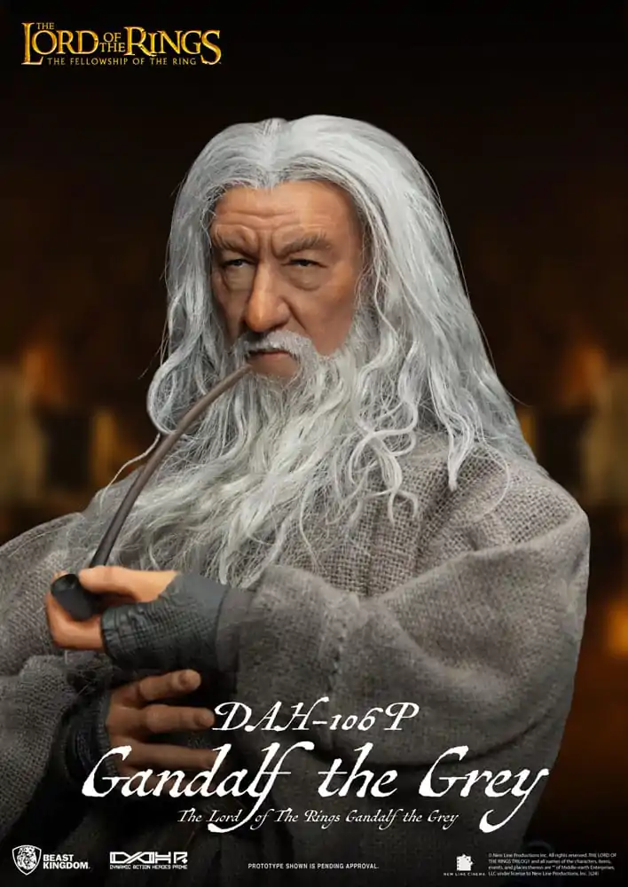 Lord of the Rings Dynamic 8ction Heroes Action Figure 1/9 Gandalf the Grey 21 cm termékfotó