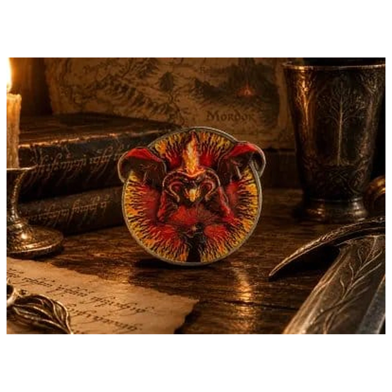 Lord of the Rings Coin "You Shall Not Pass" Balrog Deluxe product photo
