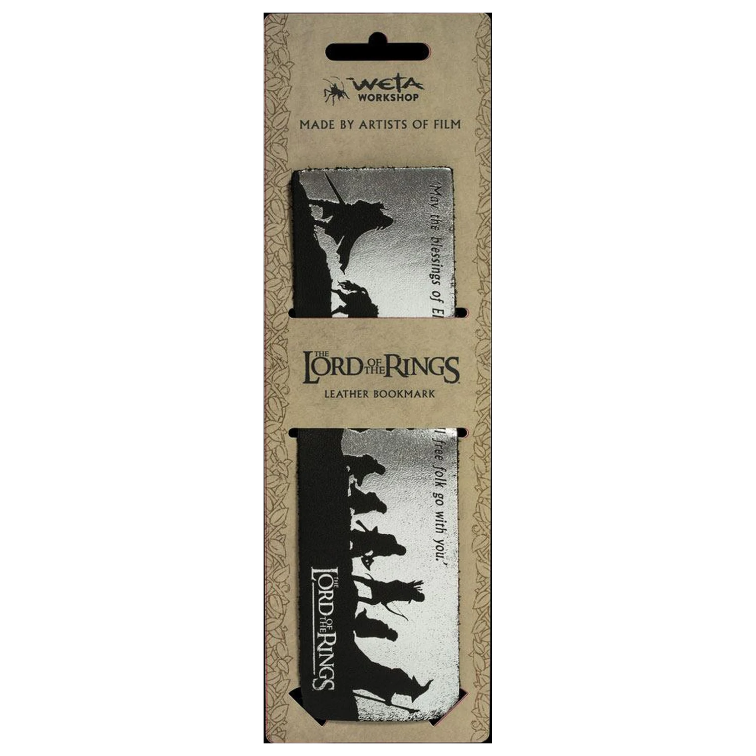 Lord of the Rings Leather Bookmark Fellowship Silhouette product photo