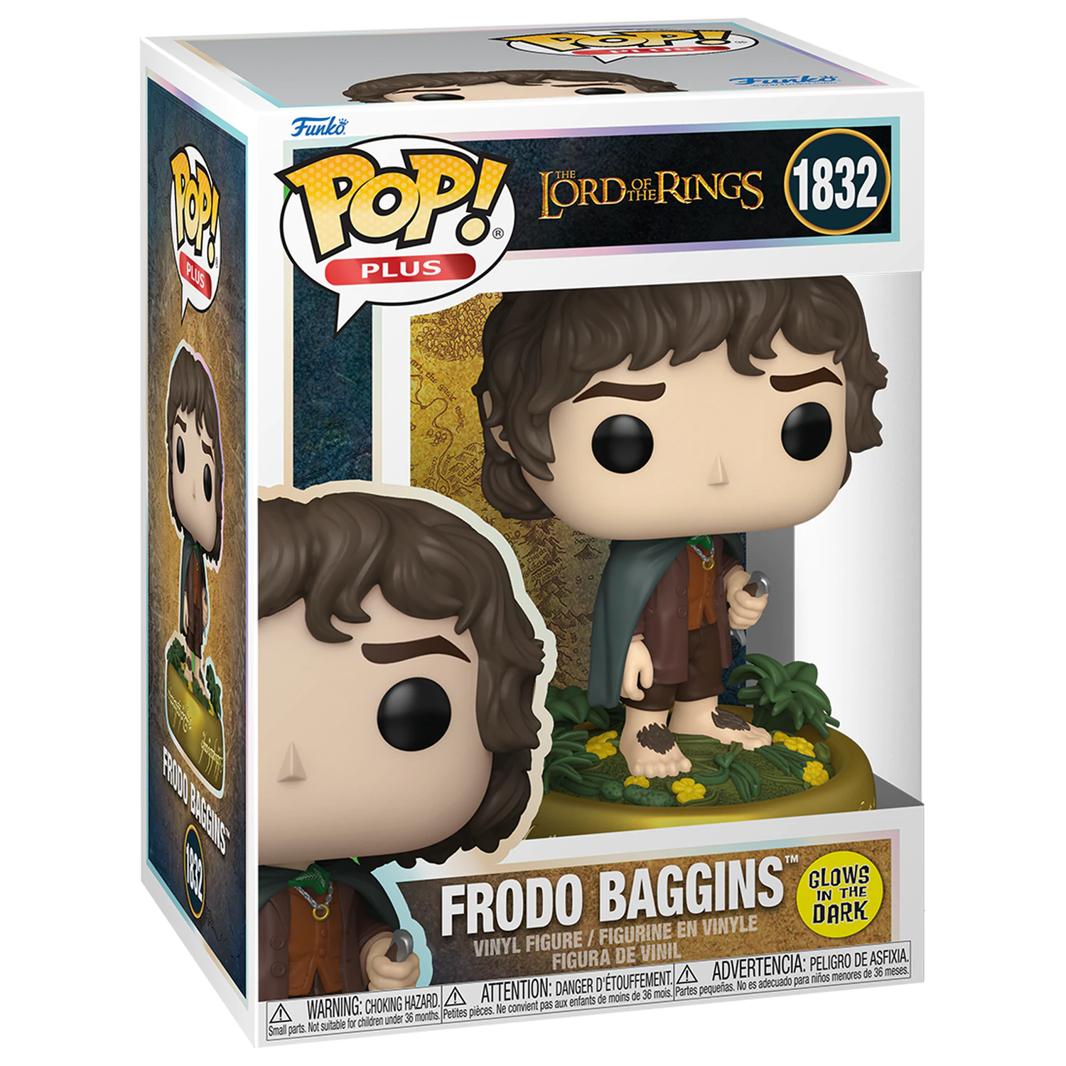Lord of the Rings Funko POP! Plus Movies Vinyl Figures Frodo Baggins(GW) 9 cm product photo