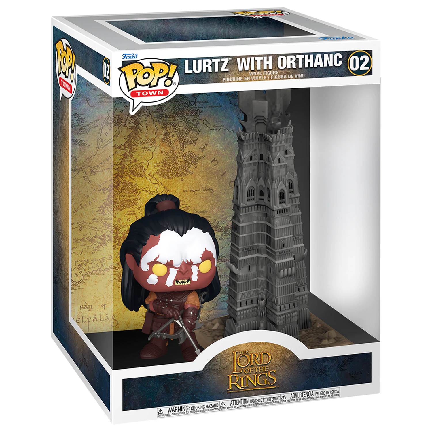Lord of the Rings Funko POP! Town Vinyl Figure Lurtz w/Tower product photo