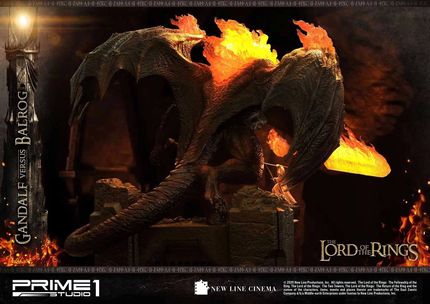 Lord of the Rings Statue Gandalf Vs. Balrog 79 cm product photo