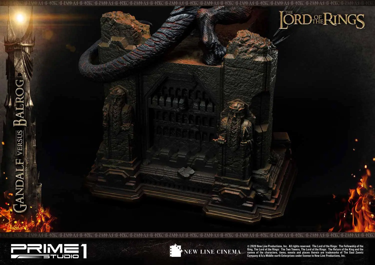 Lord of the Rings Statue Gandalf Vs. Balrog 79 cm product photo