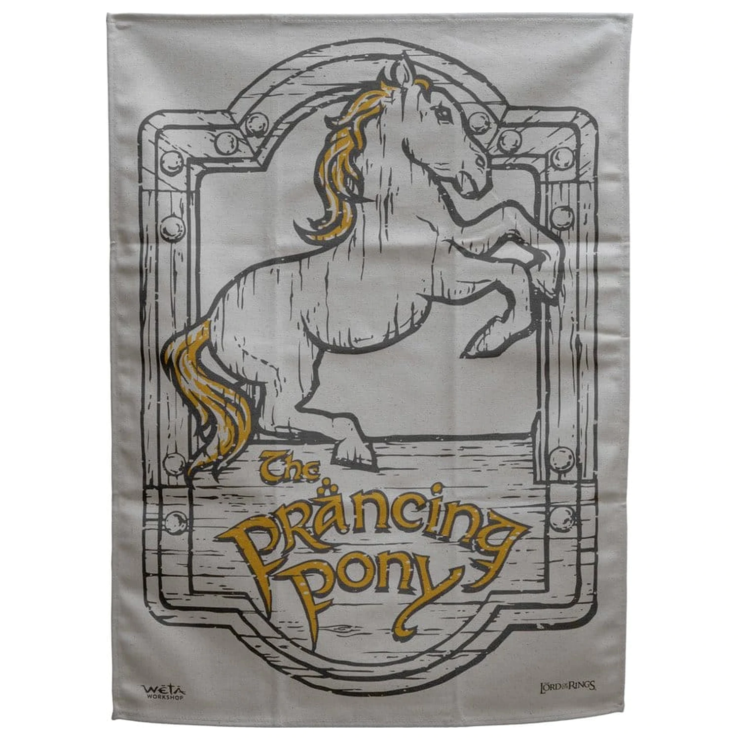 Lord of the Rings Tea Towel 2-Pack Green Dragon & Prancing Pony 69 cm  product photo