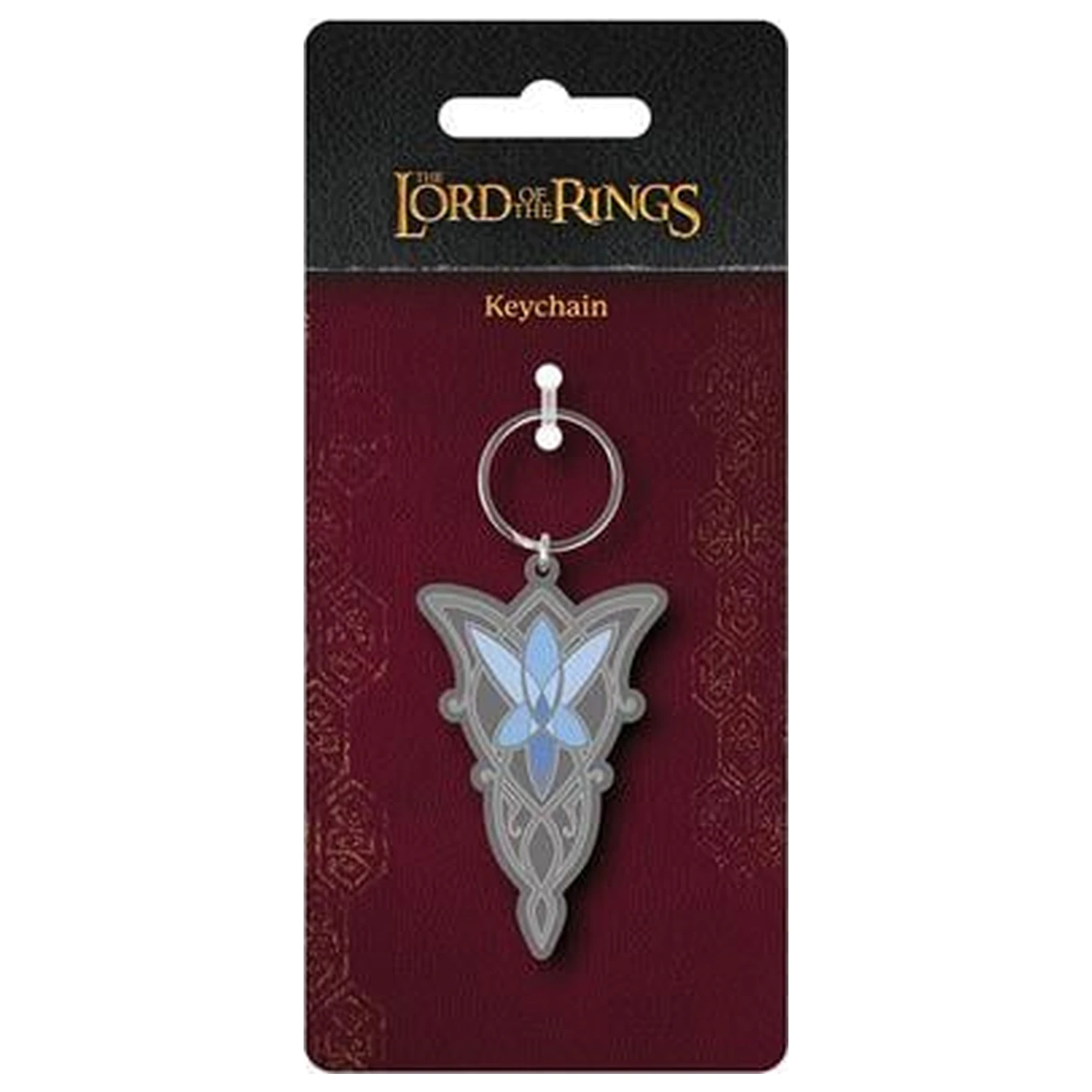 Lord of the Rings Rubber Keychain Arwen Evenstar Pendant product photo